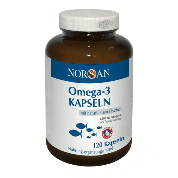 Norsan Omega-3 Kapseln | 120 Kapseln | Hochdosiert und Rein für Tägliche Gesundheit | Ideal für Unterwegs