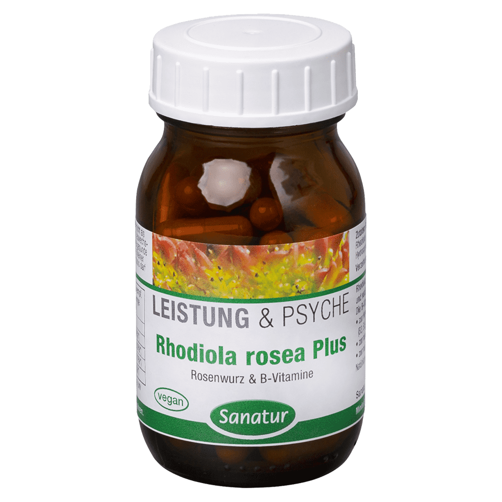 Sanatur Rhodiola rosea Plus | 60 Kapseln | Natürliche Balance & Energie