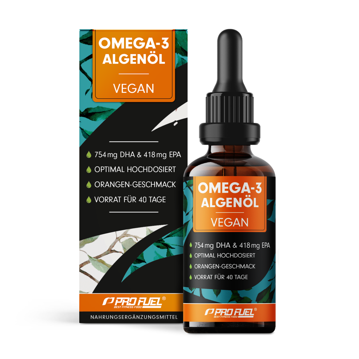 ProFuel Omega-3 Algenöl vegan | DHA & EPA | 100ml