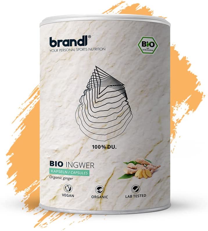 brandl Bio Ingwer Kapseln | 180 Kapseln | vegan