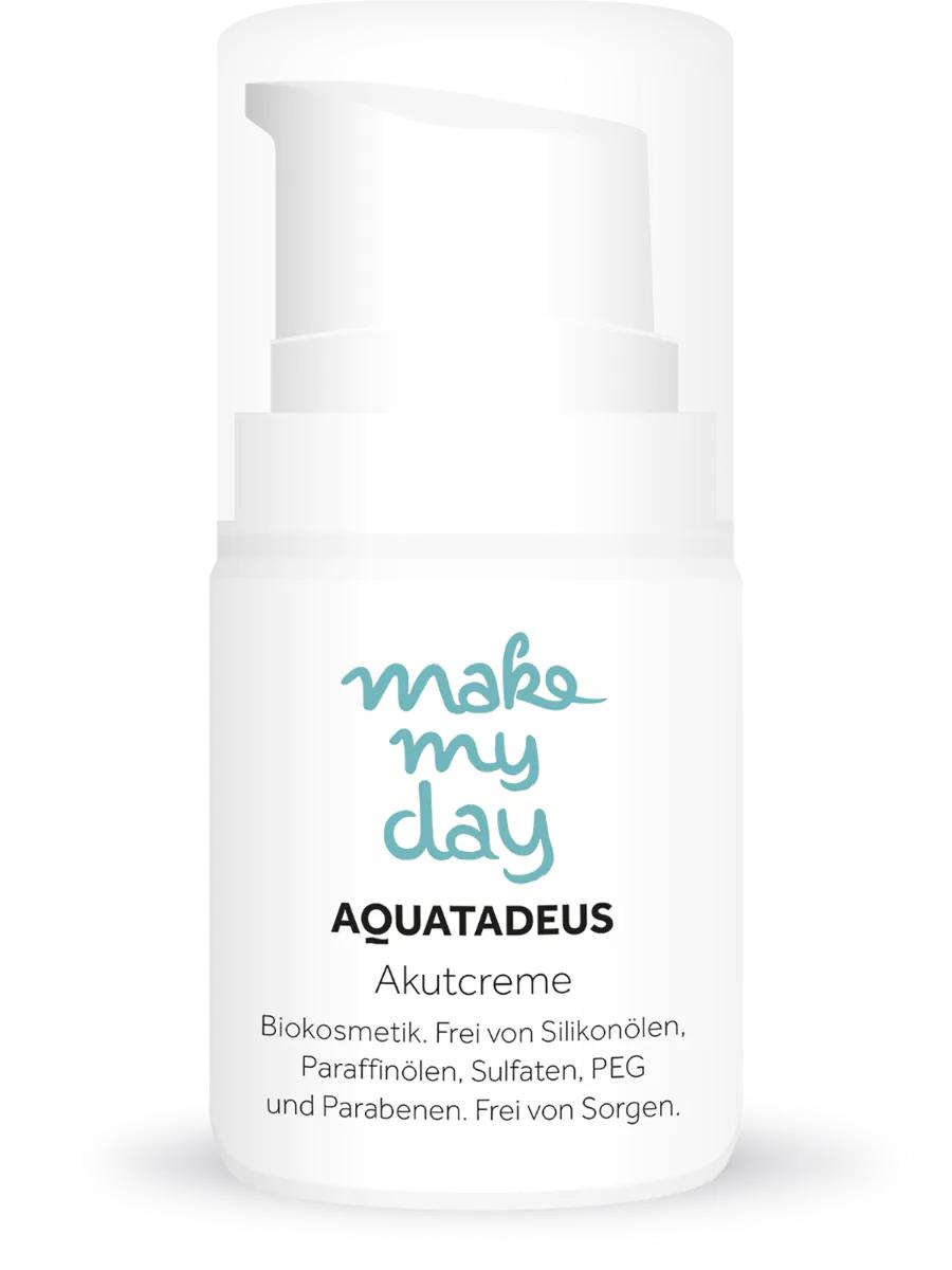 Aquatadeus Akutcreme | 50ml | make my day | Hautberuhigende Pflege, unterstützt Regeneration, vegan, hypoallergen