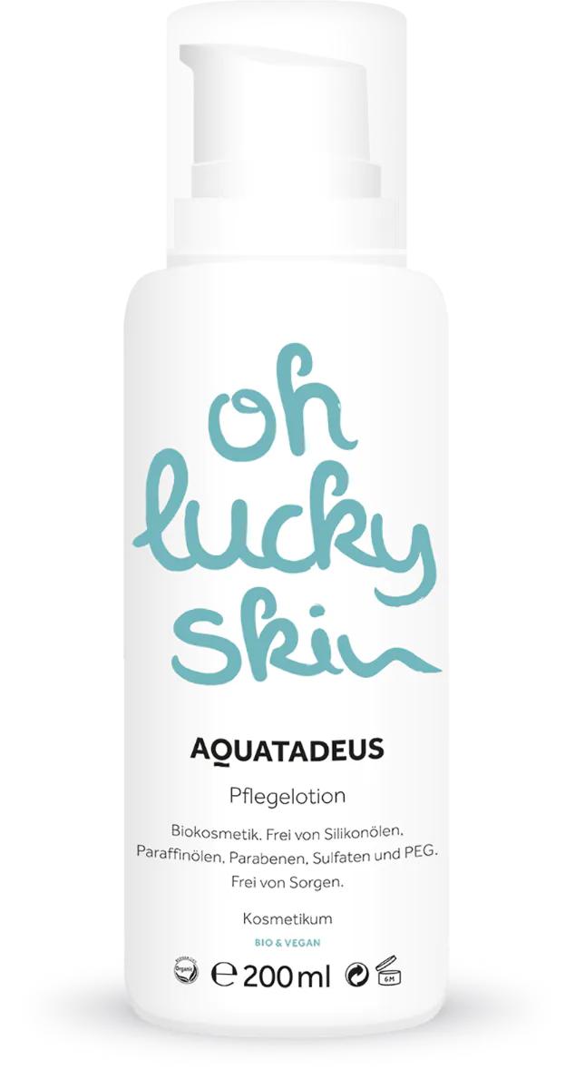 Aquatadeus Pflegelotion | 200ml | oh lucky skin | Pflegt sehr trockene, schuppige und strapazierte Haut