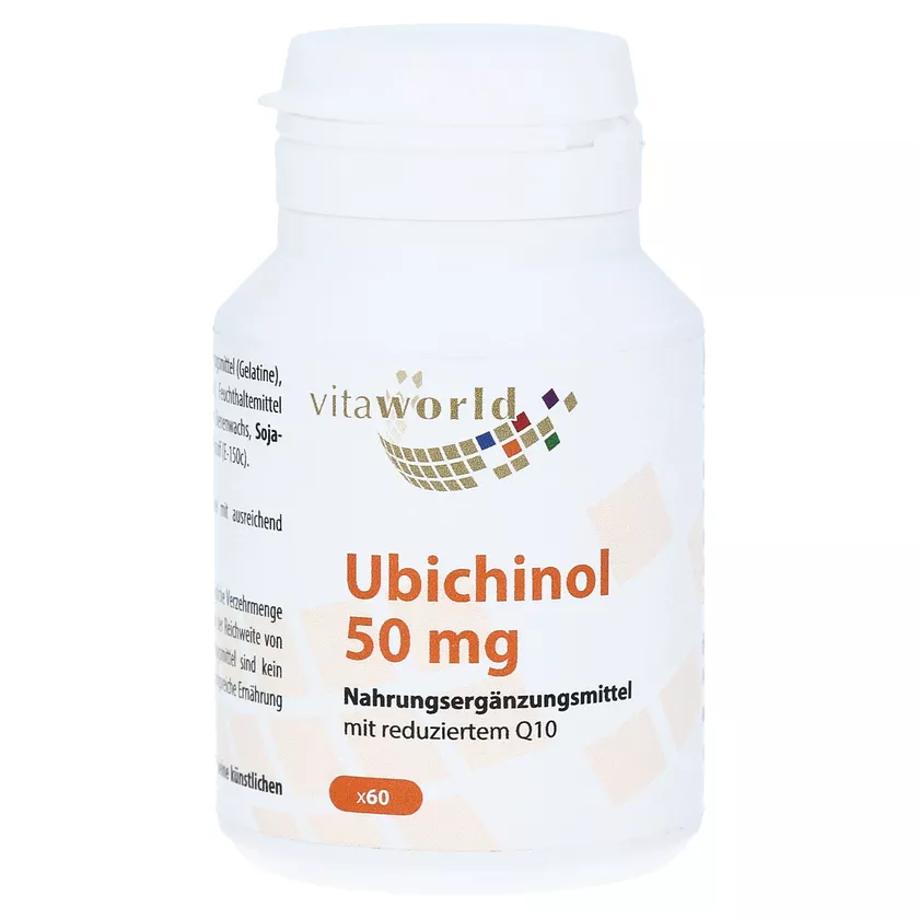 Vitaworld Ubichinol 50 mg | 60 Kapseln oder 120 Kapseln