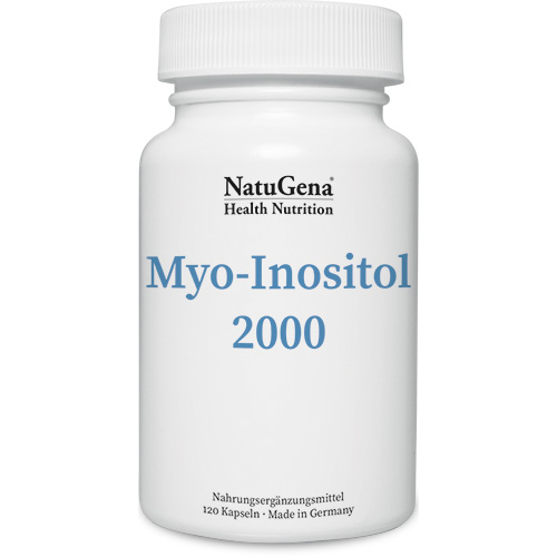 NatuGena Myo-Inositol 2000 | 120 Kapseln | für Zellgesundheit & Metabolismus