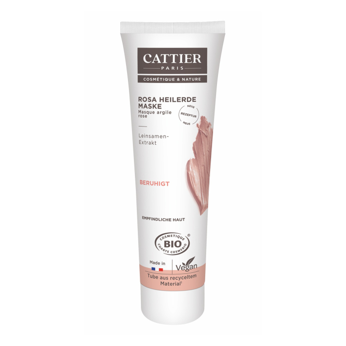 Cattier Rose Heilerde Maske | 100ml