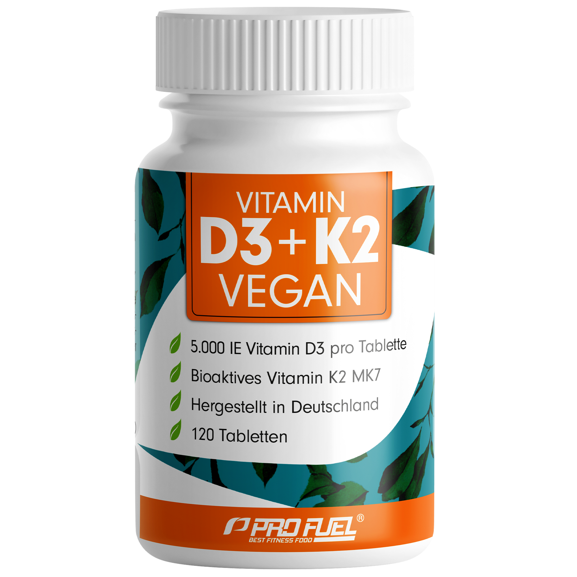 ProFuel Vitamin D3 + K2 vegan | 120 Tabletten | vegan