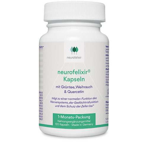 NatuGena neurofelixir® | 120 Kapseln | Fortgeschrittene Nährstoffformel für Gehirnleistung & Energie