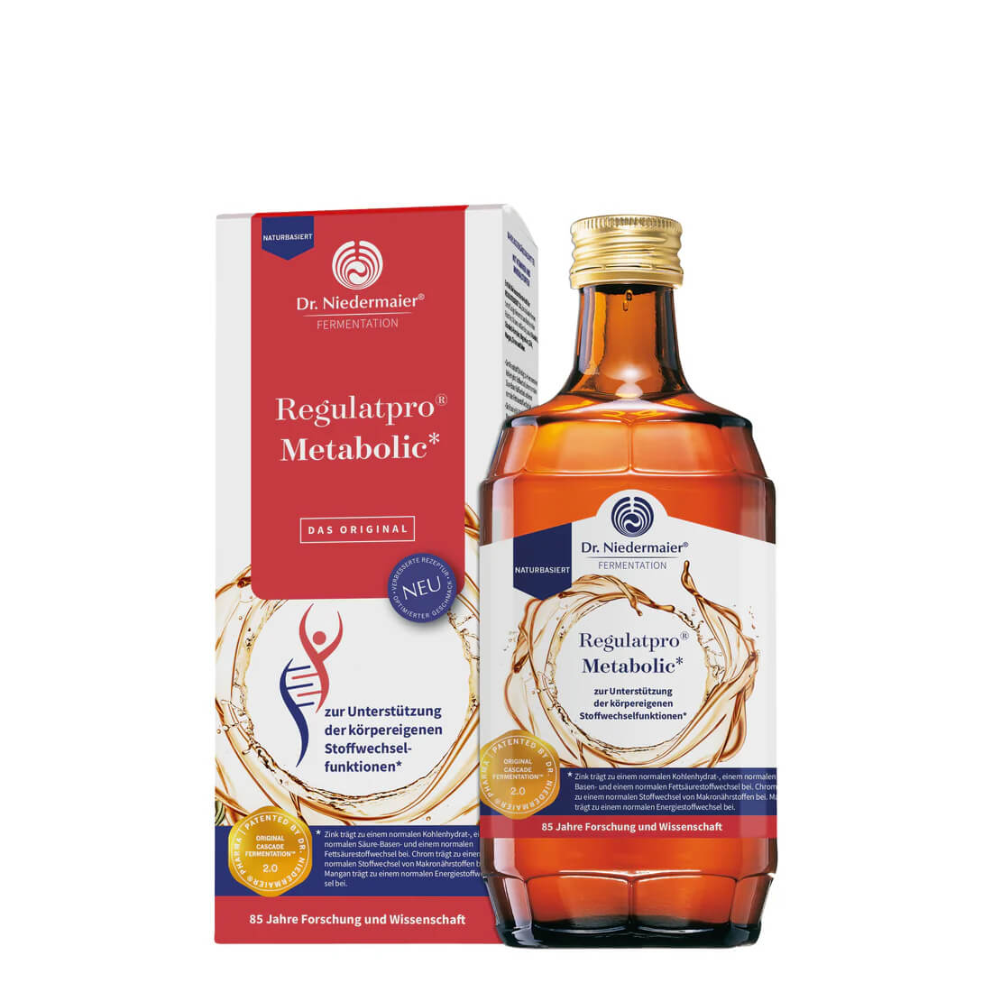Dr. Niedermaier Regulatpro Metabolic 350 ml | Flüssiges Nahrungsergänzungsmittel mit Vitaminen und Mineralstoffen zur Stoffwechselunterstützung