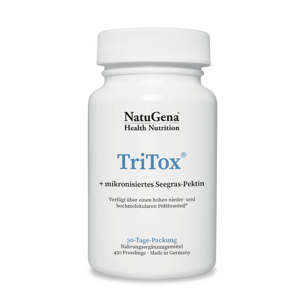NatuGena TriTox® | 450 Presslinge | mit mikronisiertem Seegras-Pektin