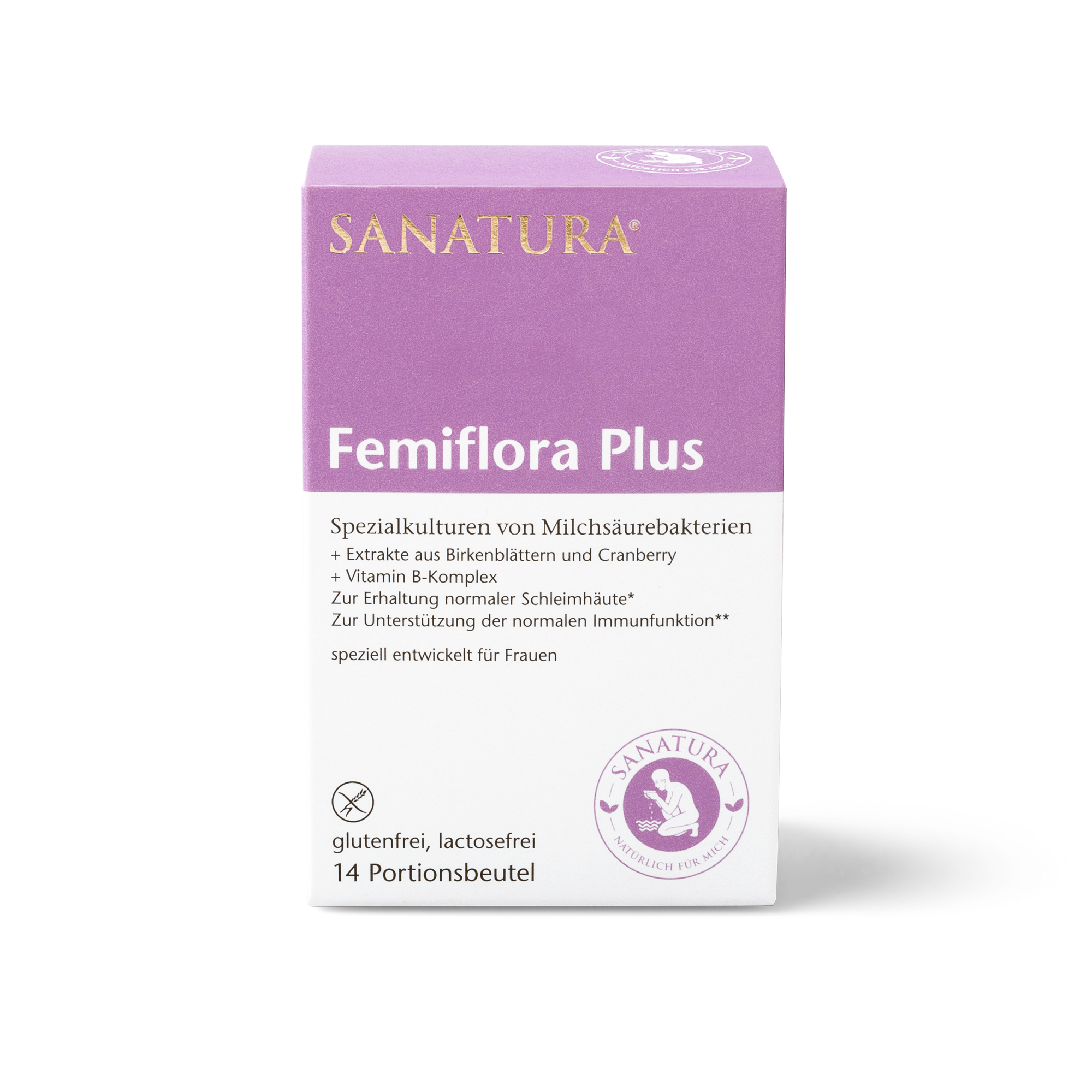 Sanatura Femiflora Plus | 105g in 14 Portionsbeuteln | mit Probiotika & Cranberry