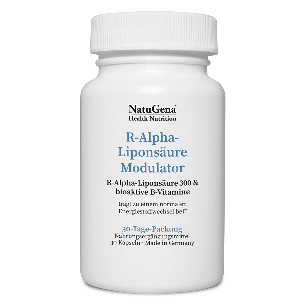 NatuGena R-Alpha-Liponsäure Modulator | 30 Kapseln