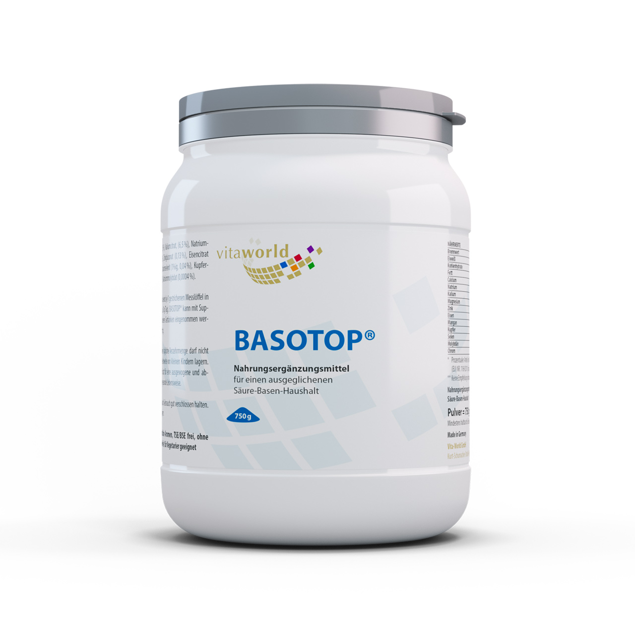 Vitaworld Basotop Balance Basenpulver | 750g