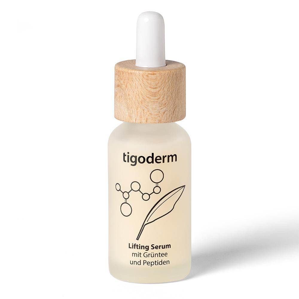 Tigogreen tigoderm Lifting Serum | 30ml | Mit Grüntee-Extrakt, Crystalide-Peptiden & Magnolia