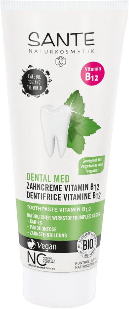 SANTE Dental Med Zahncreme Vitamin B12 | 75ml | vegan