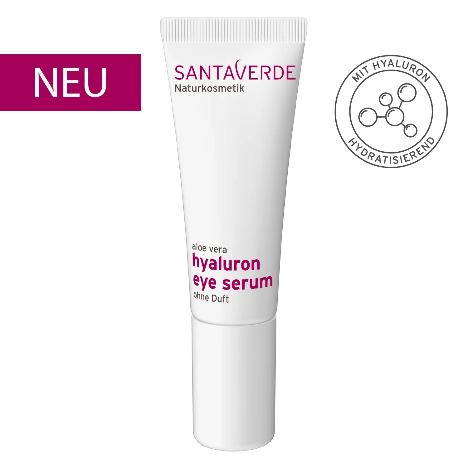 Santaverde hyaluron eye serum | 10ml | Aloe Vera & ohne Duft