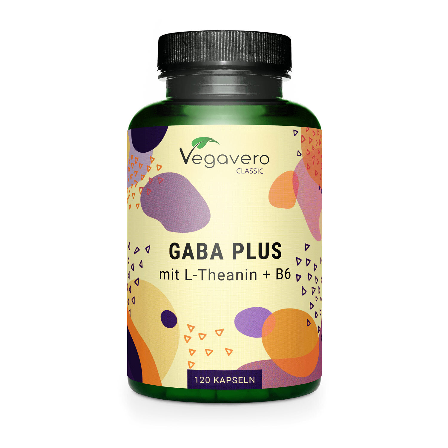 Vegavero GABA Plus | 120 Kapseln | mit L-Theanin aus Grüner Tee Extrakt