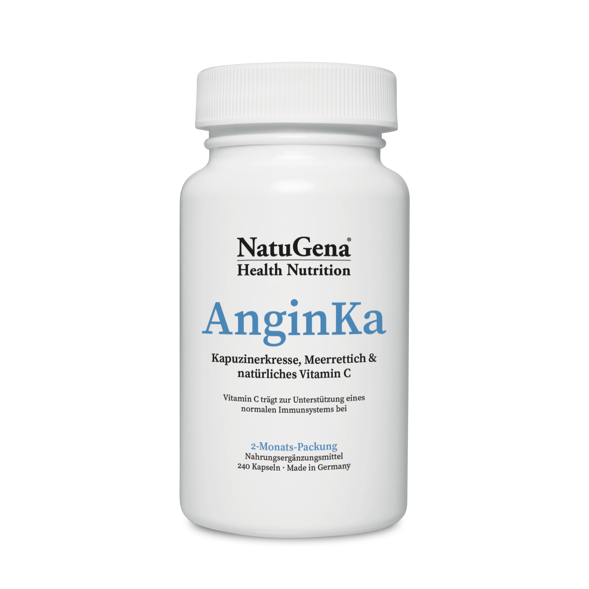 NatuGena AnginKa | 240 Kapseln - Pflanzliche Kraft für Immunsystem und Wohlbefinden
