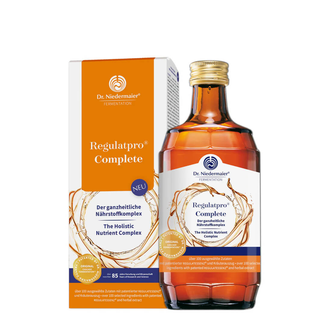 Dr. Niedermaier Regulatpro Complete 350 ml | Flüssiges Nahrungsergänzungsmittel mit Vitaminen, Mineralstoffen und Kräuterauszügen